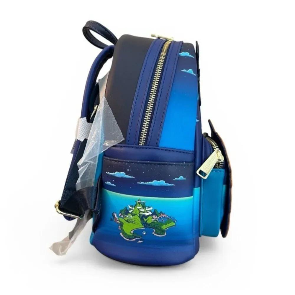 Disney Parks  Peter Pan's Flight Loungefly Mini Backpack NWT